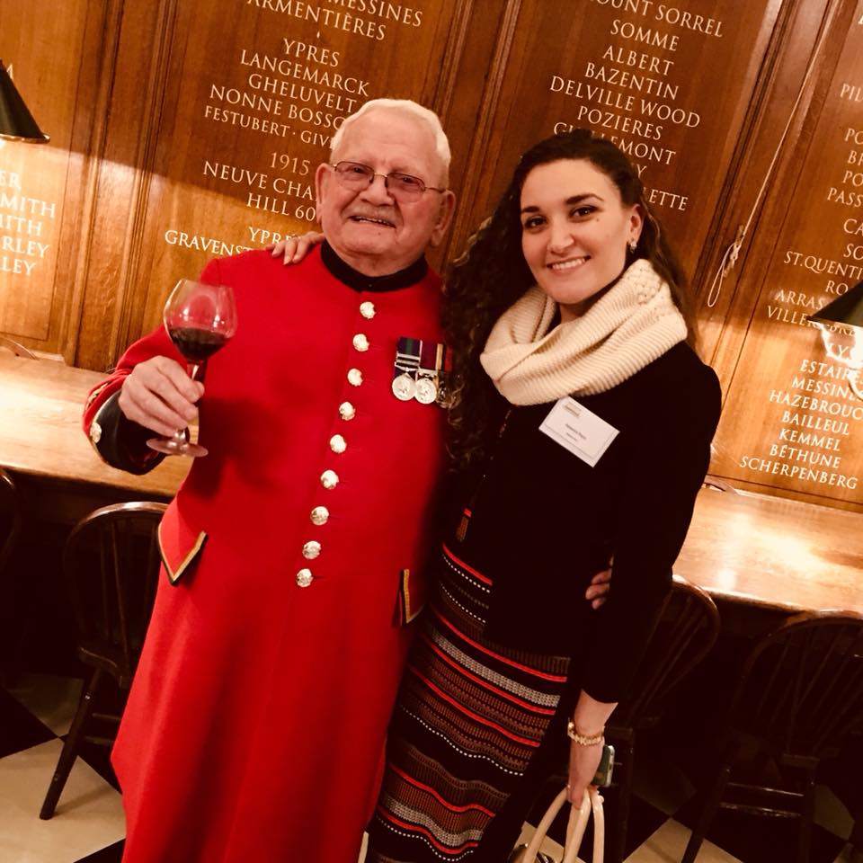 Wedding Insurance Group with Chelsea Pensioner